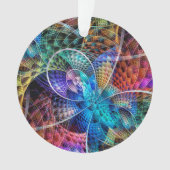 Abstracte Apophysis Fractal X Ornament (voorkant)