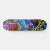 Abstracte Apophysis Fractal X Skateboard (Horizontaal)