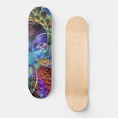 Abstracte Apophysis Fractal X Skateboard (Voorkant)