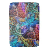Abstracte Apophysis Fractal X + uw ideeën Badmat (Voorkant Verticaal)