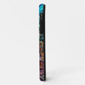 Abstracte Apophysis Fractal X + uw monogram Case-Mate iPhone Case (Achterkant/links)