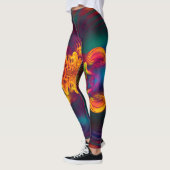 Abstracte Apophysis Fractal XI Leggings (Links)