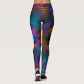 Abstracte Apophysis Fractal XI Leggings (Achterkant)