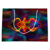 Abstracte Apophysis Fractal XI + uw idee Large Cadeautasje (Voorkant)