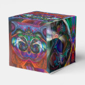 Abstracte Apophysis Owl I Bedankdoosjes (Achterkant)