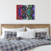 Abstracte Apophysis Owl I Canvas Afdruk (Insitu (Slaapkamer))
