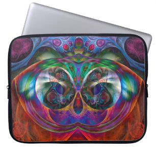 Abstracte Apophysis Owl I Laptop Sleeve