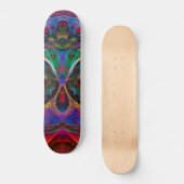 Abstracte Apophysis Owl I Persoonlijk Skateboard (Voorkant)