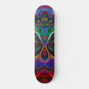 Abstracte Apophysis Owl I Persoonlijk Skateboard