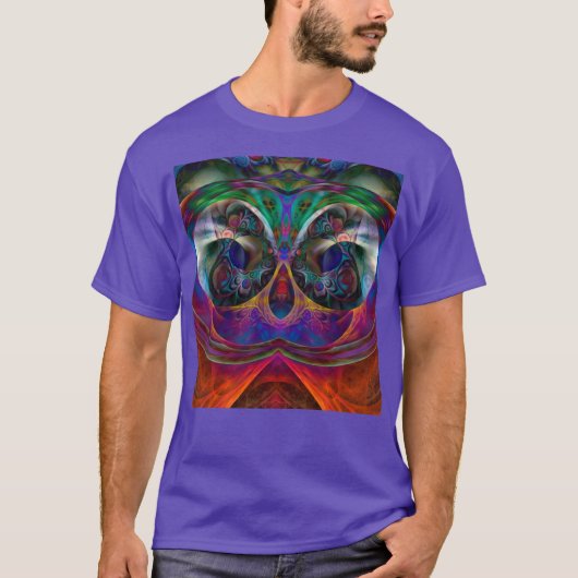 Abstracte Apophysis Owl I T-shirt (Voorkant)