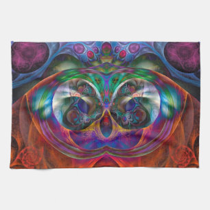 Abstracte Apophysis Owl I Theedoek
