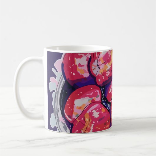 Abstracte Appels Koffiemok (Links)