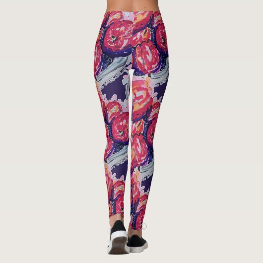 Abstracte Appels Leggings (Achterkant)