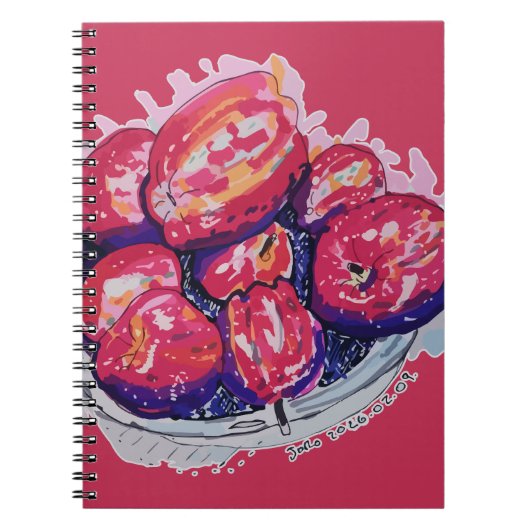 Abstracte Appels Notitieboek (Voorkant)