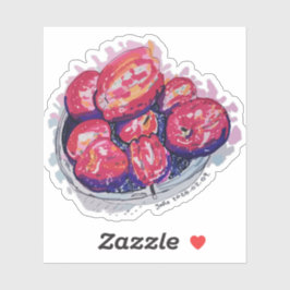 Abstracte Appels Sticker