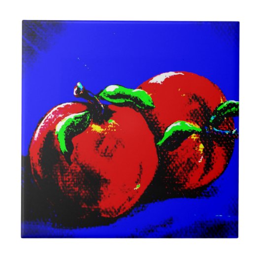 Abstracte appels Tegel Tegeltje (Voorkant)