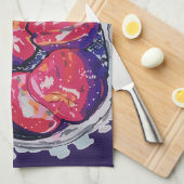 Abstracte Appels Theedoek (Quarter Fold)