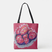 Abstracte Appels Tote Bag (Achterkant)