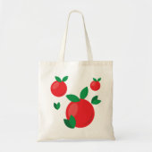Abstracte Apple-Canvas tas  (Voorkant)