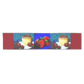 Abstracte Apple Table Runner Korte Tafelloper (Horizontaal)