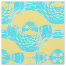 Abstracte Aqua en Geel