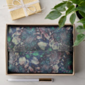 Abstracte Aqua Fractal 36 Achtergrond Tissuepapier (Geschenk)