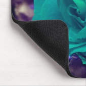 Abstracte Aqua Roos ventilator Muismat (Hoek)