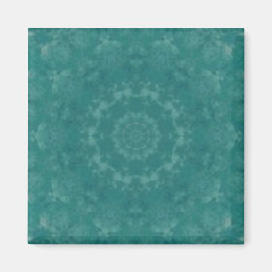 Abstracte aqua wervelt caleidoscoopmagneten magneet