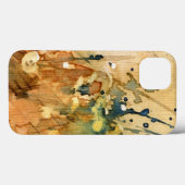 Abstracte aquarel en oude achtergrond Case-Mate iPhone case (Achterkant (horizontaal))