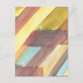Abstracte Aquarel Geometrische Achtergrond Briefkaart (Voorkant)
