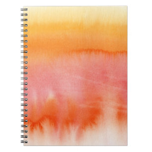 Abstracte aquarel handgeschilderde achtergrond 17 notitieboek