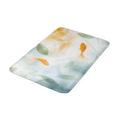 Abstracte Aquarel Koi Vis Sereniteit Badmat (Gekanteld)