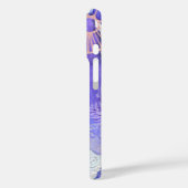 Abstracte Aquarel Mariene Flora Monogram Case-Mate iPhone Case (Achterkant / Links)