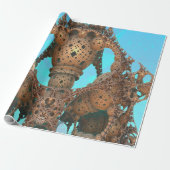 Abstracte Architectuur Cadeaupapier (Uitgerold)