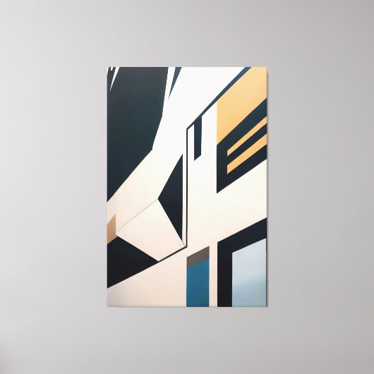 Abstracte architectuur canvas afdruk (Voorkant)