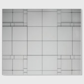 Abstracte architectuur hedendaags cadeaupapier (Vlak)
