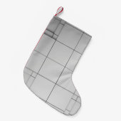 Abstracte architectuur hedendaags kleine kerstsok (Voorkant (Hangend))