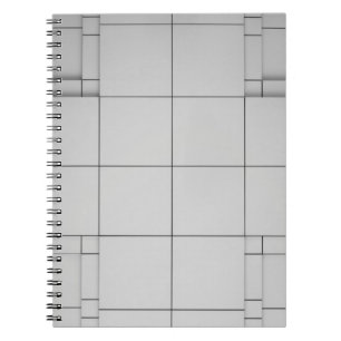 Abstracte architectuur hedendaags notitieboek