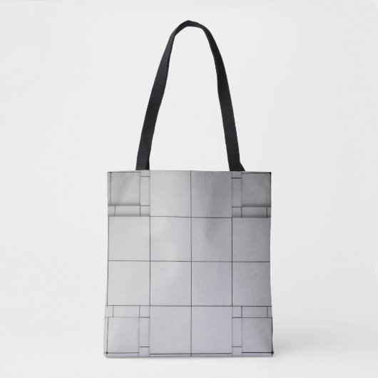 Abstracte architectuur hedendaags tote bag (Voorkant)