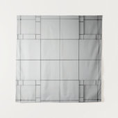 Abstracte architectuur hedendaags wandkleed (Voorkant (horizontaal))
