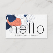 Abstracte Architectuur Home Fotografie Ontwerper Visitekaartje (Voorkant)