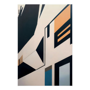 Abstracte architectuur perfect poster