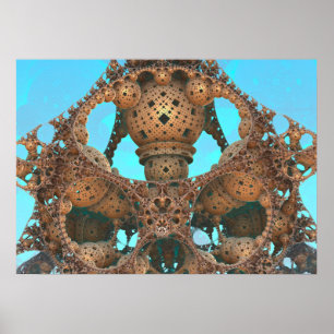 Abstracte architectuur poster