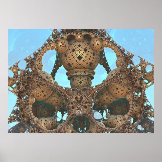 Abstracte architectuur poster (Voorkant)