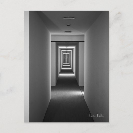 Abstracte architectuurkunst uitnodiging briefkaart (Voorkant)