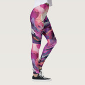 Abstracte aria: wervelende zonsondergang Leggings (Rechts)