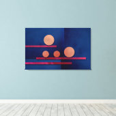 Abstracte Art 006 Uitgerekte Canvas Print (Insitu (Houten vloer))