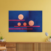 Abstracte Art 006 Uitgerekte Canvas Print (Insitu (Woonkamer))