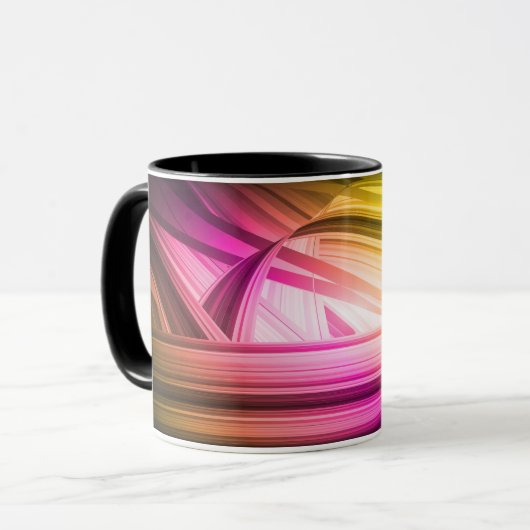 Abstracte Art 10 Mok (Voorkant links)