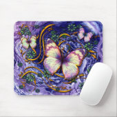 Abstracte art. 115 & Butterfly Option Mousepad Muismat (Met muis)